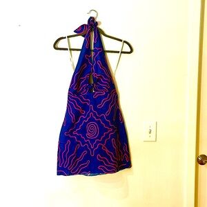 Cala de la Crus Mini Halter Dress Sz S